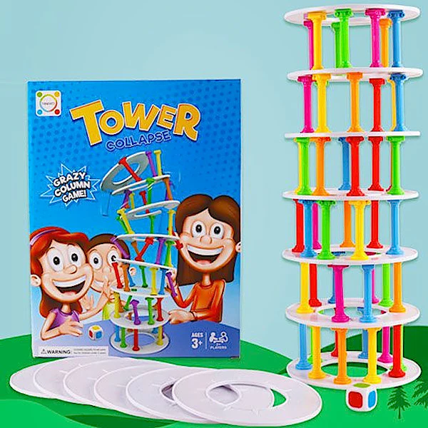 Wobbly Tower Collapse Stacking Stick Game 1